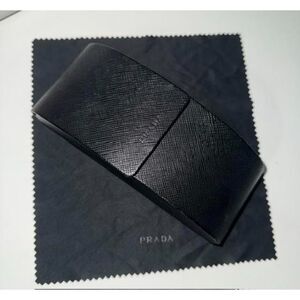 Authentic Prada Saffiano Leather Sunglasses Case (Case & Cleaning Cloth Only)